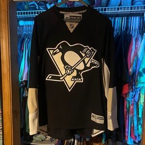 Reebok Black Pittsburgh Penguins NHL Licensed Jersey No Player